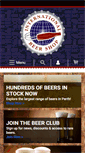 Mobile Screenshot of internationalbeershop.com.au